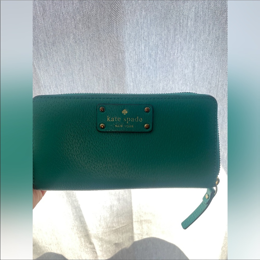 Teal Kate spade wallet